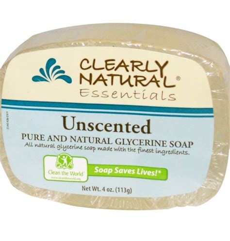 Clearly Natural Glycerine Bar Soap Unscented – 4 oz – Cornerstone For ...