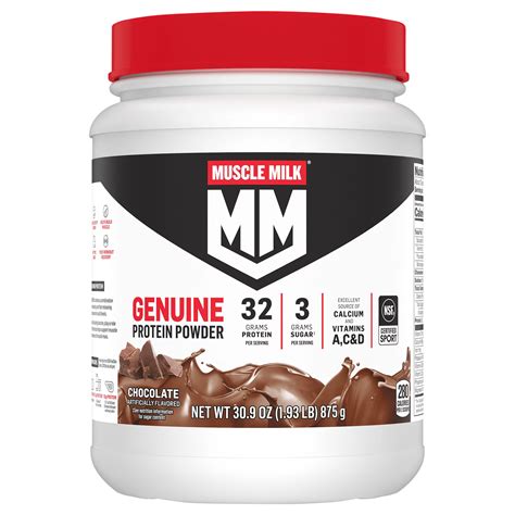 Muscle Milk Genuine 32g Protein Powder - Chocolate - Shop Diet & fitness at H-E-B