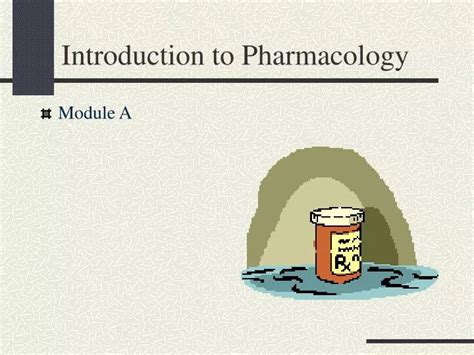 PPT Introduction To Pharmacology PowerPoint Presentation Free