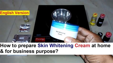 Skin Whitening Cream Making 100 Real Formula Youtube