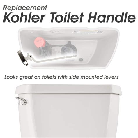 Kohler Toilet Flush Handle Replacement Side Mount Toilet Tank Chrome Polished Ebay