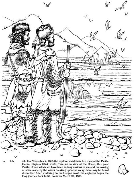 Welcome To Dover Publications Lewis And Clark Coloring Books