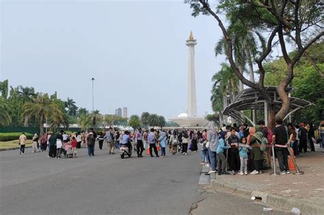 Lebih Dari Ribu Wisatawan Serbu Hari Pertama Monas Week Tempo Co