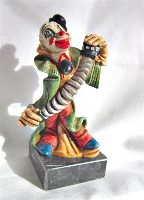 Clown Figurine Fontanini Clown Playing An Accordion By DreamsAttic 9