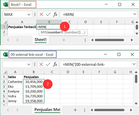 Cara Membuat Rumus Beda Sheet Di Excel Excelandor