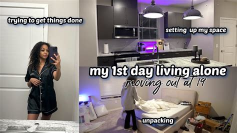 Moving Out Alone At First Day Living Alone In My First Apartment