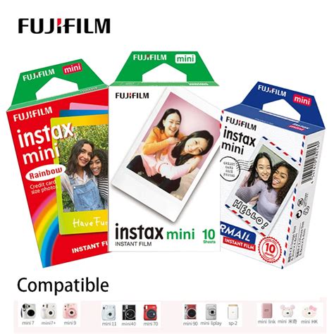 Fujifilm Pel Cula Instant Nea Instax Mini 12 11 9 8 10 40 Hojas Borde