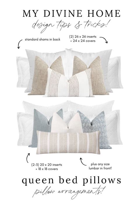 Queen Bed Pillow Arrangements: Stylish Ideas for Your Bedroom