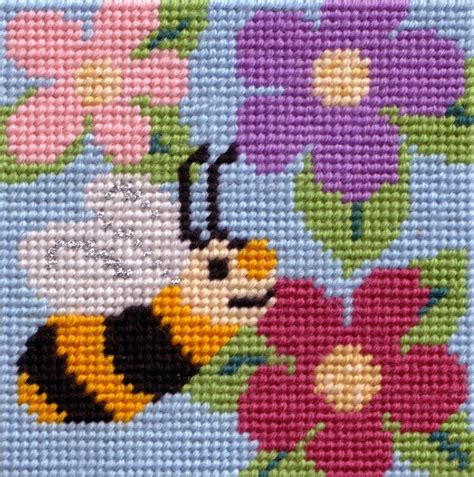 Beginners Tapestry Kit Needlepoint Kit Busy Bee Sew Inspiring Sew