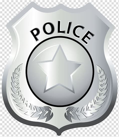 Free download | Silver police badge illustration, Badge Police officer ...