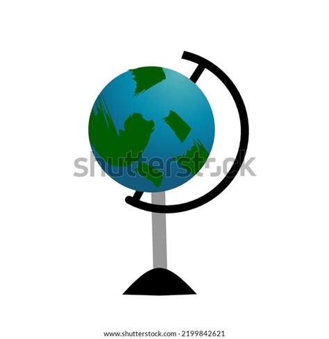 Round World Map Vector Illustration Stock Vector (Royalty Free ...