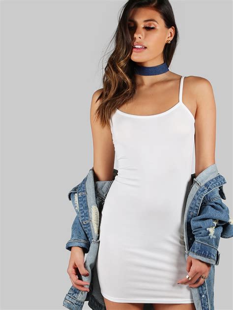 Mini Cami Bodycon Dress Shein Sheinside