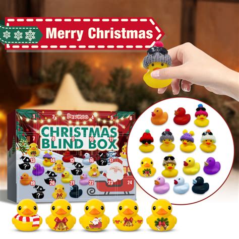 Rubber Duck Advent Calendar Mini Christmas Gummi Ducks