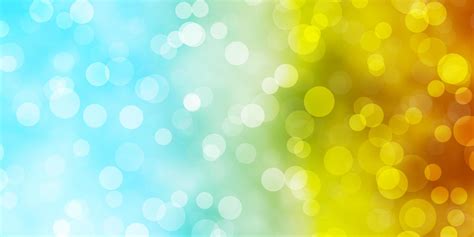 Light Blue Yellow Vector Background With Circles 12248977 Vector Art