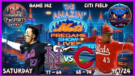 Mets Pregame Show Mets Vs Reds Mets Game New York Mets Youtube