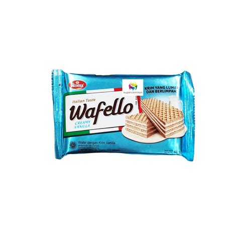 Jual Roma Wafello Vanilla Butter Caramel Choco Blast Wafer Gram