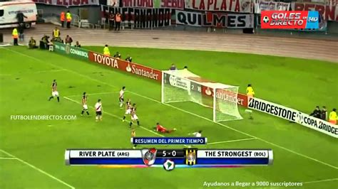 River Plate Vs The Strongest 5 0 Resumen Del Primer Tiempo Copa