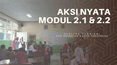 Aksi Nyata Modul 21 And 22 Pembelajaran Berdiferensiasi Pembelajaran