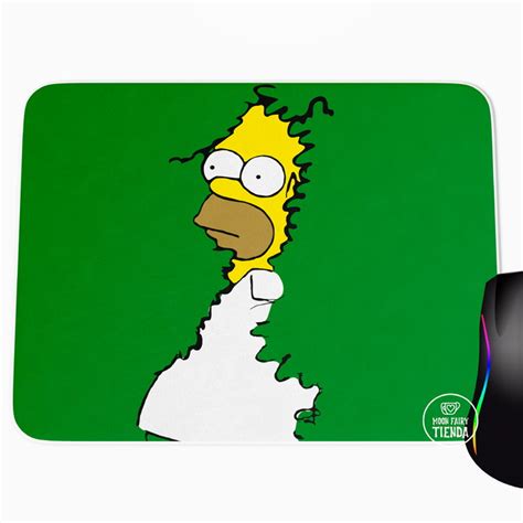 Mousepad Homer Simpson Meme Desenho Nostalgia Personalizado