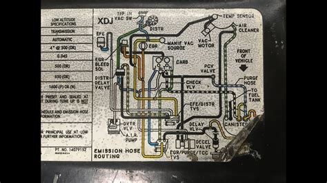 1976 Chevy 350 Vacuum Canister Line Diagram