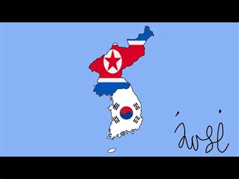 Korea Flag Map Speed Art Youtube