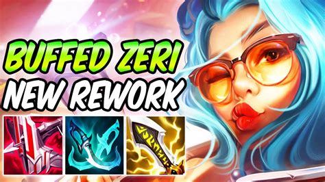 New Zeri Rework Buff Big Changes Best Adc Build Runes Season