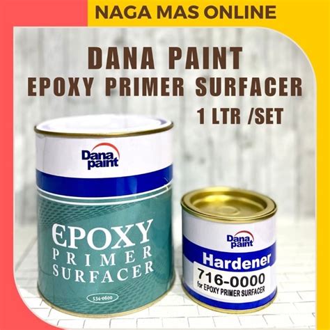 Jual DANAPAINT EPOXY PRIMER SURFACER GREY EPOXY ABU ABU CAT DASAR