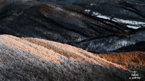 Bieszczady witają zimę Połonina Caryńska i Wielka Rawka Zieloni w