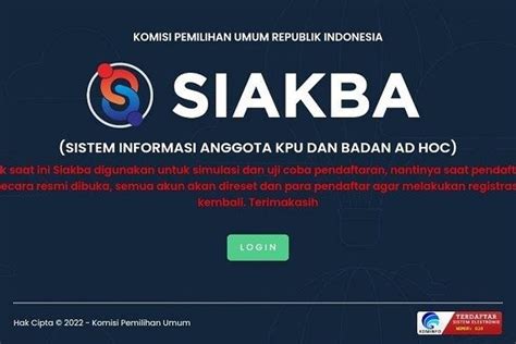 Login Siakba Kpu Go Id Begini Cara Daftar Jadi Ppk Dan Pps Pemilu