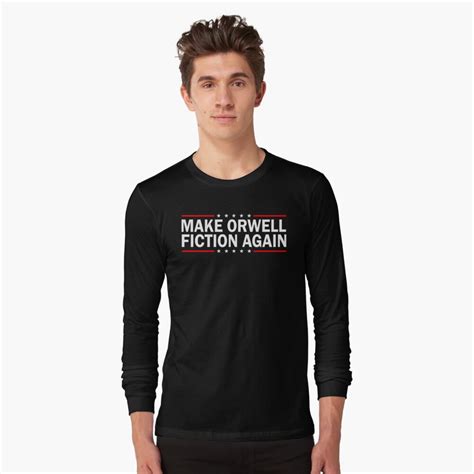 Make Orwell Fiction Again Sticker For Sale By Wittyfox Redbubble