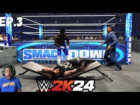 Battling Kevin Owens In A TLC Match WWE 2K24 My Rise Ep 3 YouTube