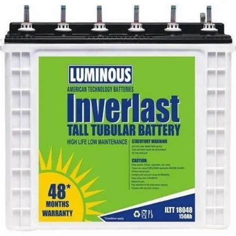 Luminous ILTT 18048 Inverlast Tall Tubular 150 AH Battery At 14500