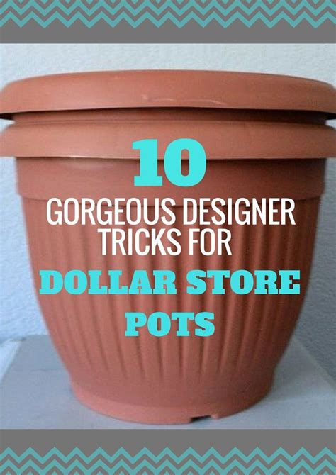 Easy Diy Dollar Store Planter Makeover Ideas Cheap Flower Pots