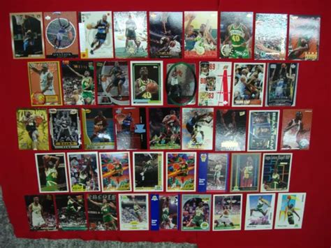 Shawn Kemp Mostly Diff Card Lot Premiums Inserts Rookies Parallels