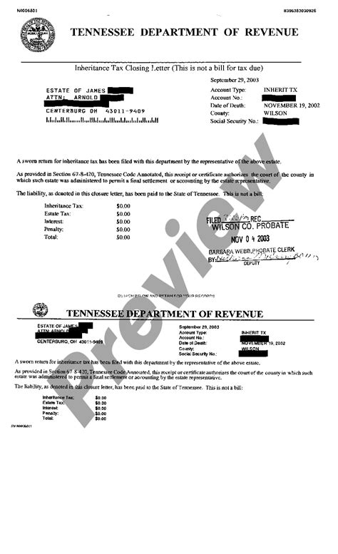 Sample Letter Of Testamentary