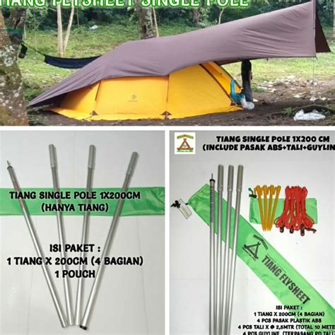 Jual Harga Terbaik Untuk Produk Berkualitas Tiang Flysheet Single Pole