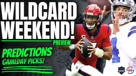 NFL WILDCARD WEEKEND GAMEDAY PREVIEW - NFL GAME PICKS - 2024 Fantasy ...