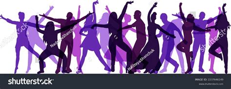 Dancing People Silhouette Design Vector Isolated Stock Vector (Royalty Free) 2237646149 ...