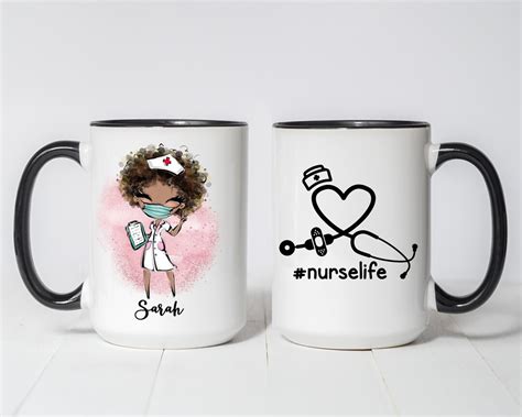 Personalized Nurse Mug Custom Nurse Coffee Mug Nurse Friends Etsy