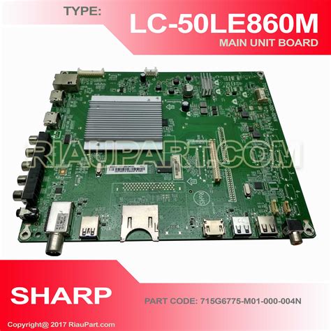 Sharp Lc Le M Mainboard Unit Part Code G M N