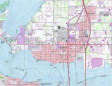 Palmetto Florida Map - Free Printable Maps