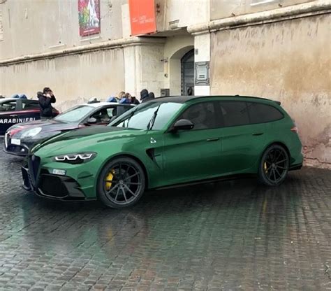 Alfa Romeo Giulia Quadrifoglio Touring Da 600 Cavalli Immaginata In Un