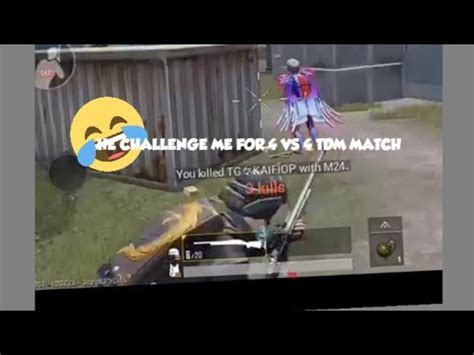 They Challenge Me For Vs Tdm Match Which Was A Mistake In Pubg