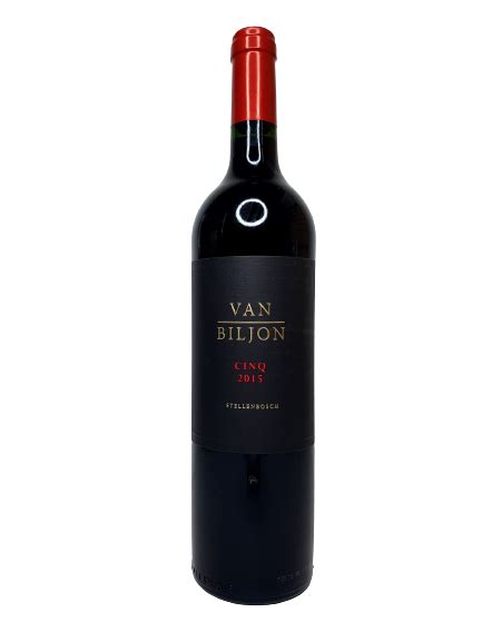 Van Biljon Cinq 2015 Cayman Wine Boutique