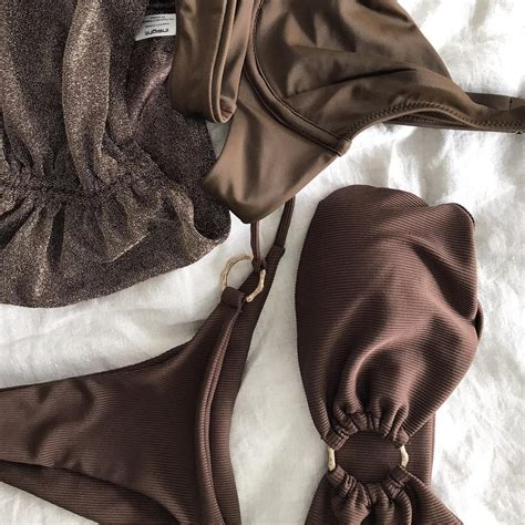 Bikini Bundle X Brown Bikini Sets X Cover Up Depop