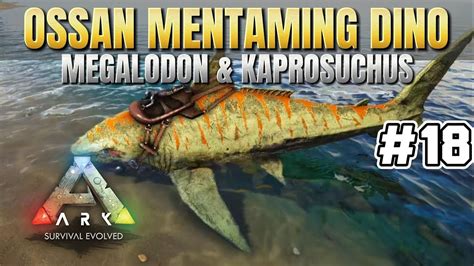 Taming Megalodon Kaprosuchus Tapi Endingnya Kaya Gini Ark