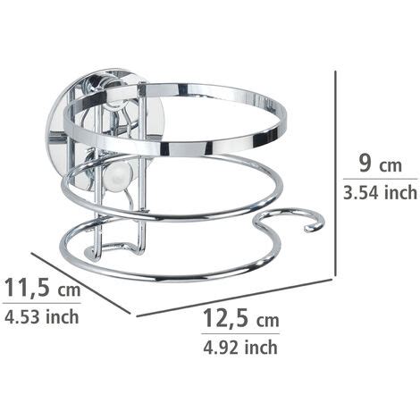 WENKO Turbo Loc Edelstahl Haartrocknerhalter Rostfrei Befestigen