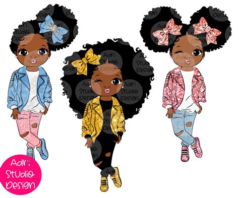 Peekaboo Chica Con Puff Afro Ponytails Svg Lindos Ni Os Afroamericanos