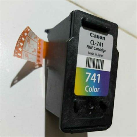 Jual Tinta Cartridge Canon CL 741 COLOR BARU ORIGINAL BUKA BOX HEAD