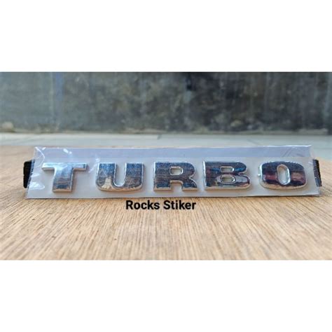 Jual Emblem Isuzu Panther Turbo I Direct Satu Set Emblem Turbo